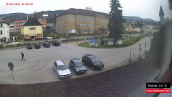 Střed obce Rokytnice nad Jizerou