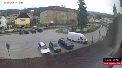 Střed obce Rokytnice nad Jizerou