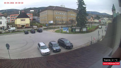 Střed obce Rokytnice nad Jizerou