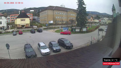 Střed obce Rokytnice nad Jizerou