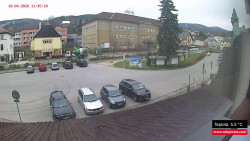 Střed obce Rokytnice nad Jizerou