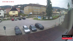 Střed obce Rokytnice nad Jizerou