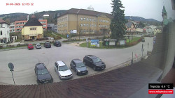 Střed obce Rokytnice nad Jizerou