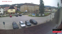 Střed obce Rokytnice nad Jizerou