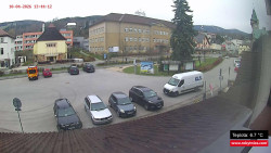 Střed obce Rokytnice nad Jizerou