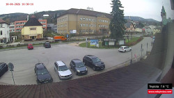 Střed obce Rokytnice nad Jizerou