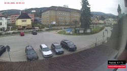 Střed obce Rokytnice nad Jizerou