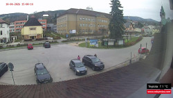 Střed obce Rokytnice nad Jizerou