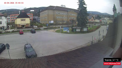 Střed obce Rokytnice nad Jizerou