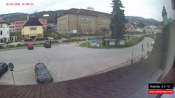 Střed obce Rokytnice nad Jizerou