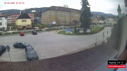 Střed obce Rokytnice nad Jizerou