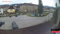 Střed obce Rokytnice nad Jizerou