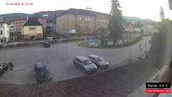 Střed obce Rokytnice nad Jizerou