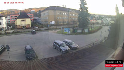 Střed obce Rokytnice nad Jizerou