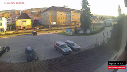 Střed obce Rokytnice nad Jizerou