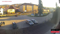 Střed obce Rokytnice nad Jizerou