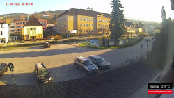 Střed obce Rokytnice nad Jizerou