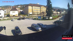 Střed obce Rokytnice nad Jizerou