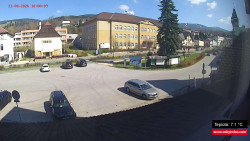 Střed obce Rokytnice nad Jizerou