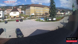 Střed obce Rokytnice nad Jizerou