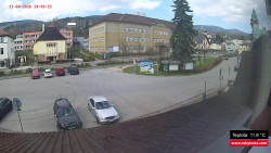 Střed obce Rokytnice nad Jizerou