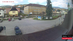 Střed obce Rokytnice nad Jizerou