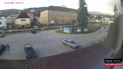 Střed obce Rokytnice nad Jizerou