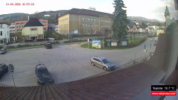 Střed obce Rokytnice nad Jizerou