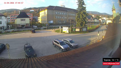 Střed obce Rokytnice nad Jizerou