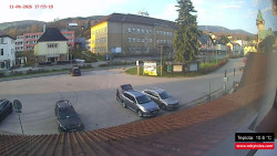 Střed obce Rokytnice nad Jizerou