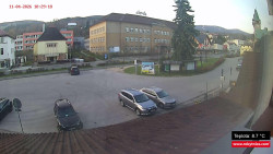 Střed obce Rokytnice nad Jizerou