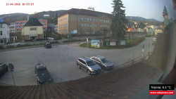 Střed obce Rokytnice nad Jizerou