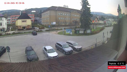 Střed obce Rokytnice nad Jizerou