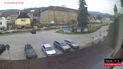 Střed obce Rokytnice nad Jizerou