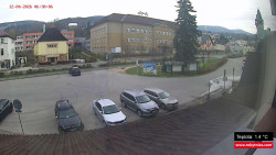 Střed obce Rokytnice nad Jizerou