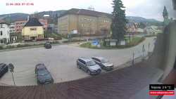 Střed obce Rokytnice nad Jizerou