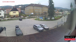 Střed obce Rokytnice nad Jizerou