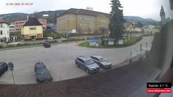 Střed obce Rokytnice nad Jizerou