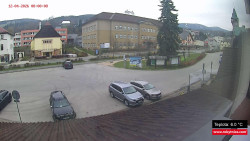 Střed obce Rokytnice nad Jizerou