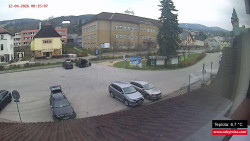 Střed obce Rokytnice nad Jizerou