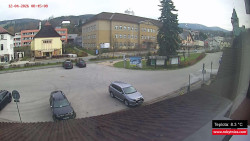 Střed obce Rokytnice nad Jizerou