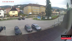 Střed obce Rokytnice nad Jizerou