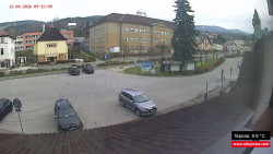 Střed obce Rokytnice nad Jizerou