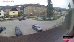 Střed obce Rokytnice nad Jizerou