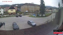 Střed obce Rokytnice nad Jizerou