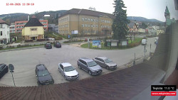 Střed obce Rokytnice nad Jizerou