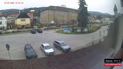 Střed obce Rokytnice nad Jizerou