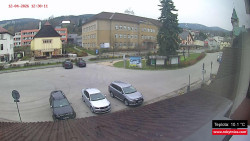 Střed obce Rokytnice nad Jizerou