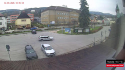 Střed obce Rokytnice nad Jizerou