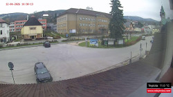 Střed obce Rokytnice nad Jizerou